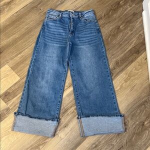 Wide Leg Denim Jeans for Women